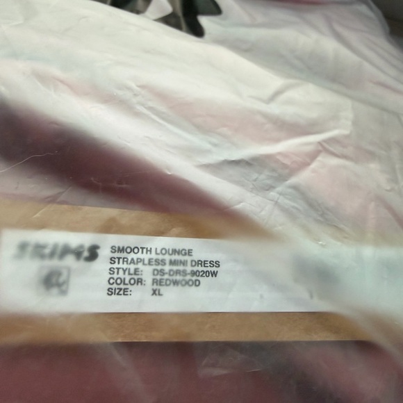 Skims Strapless Dress Redwood - Picture 6 of 6